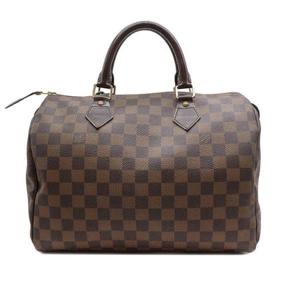 Louis Vuitton Handbag Speedy 30 Damier Ebene Brown - Picture 1 of 6